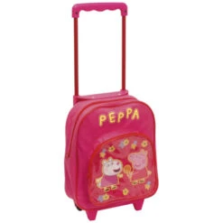 Trolley Cartable à Roulettes - Peppa Pig Le Cochon - : Comparateur, Avis, Prix